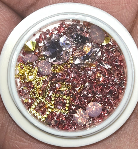Mixed Rhinestones, Nail Jewelry, Nail Crystals, Nail Charms, Nail Gems