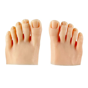 1pcs Silicone Practice Foot - Pedicure Training -  Silicone Nail Training Foot