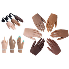 One Piece Female Lifesize Silicone Practice Hand Mannequin with Flexible Fingers Adjustment For Nails Display