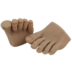 1pcs Silicone Practice Foot - Pedicure Training -  Silicone Nail Training Foot