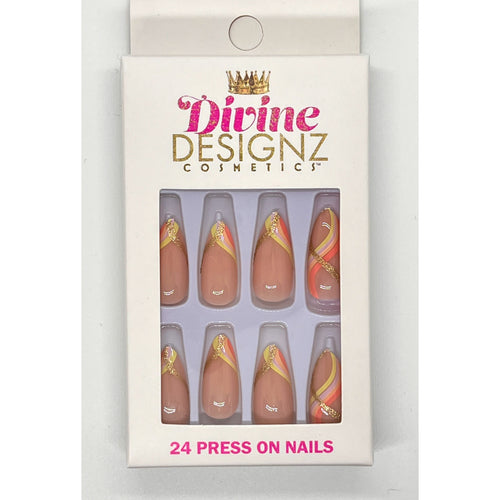 24 pcs Almond Press On Nails