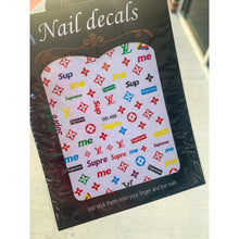 Inspired Stickers - Nail Stickers - Colorful Nail Decals