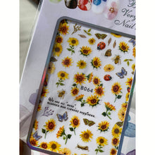 butterfly nail stickers, sunflowers nail decals , nail supplies near me, nail supplies jacksonville nc, nail supply store jacksonville nc